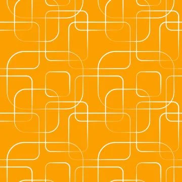 Abstract geometric line and square seamless pattern Stock Illustration