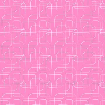 Abstract geometric line and square seamless pattern. illu Stock Illustration