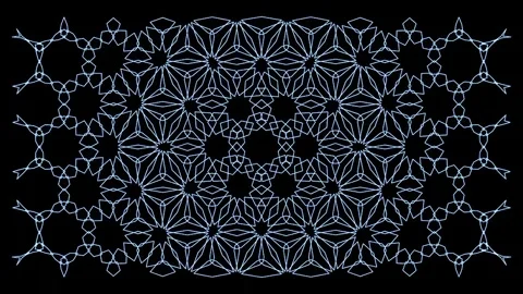 Abstract Geometric Line Animation Видео 333422368