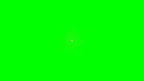 Abstract geometric line pattern with a central glowing yellow point effect Stockbeeldmateriaal 341839218