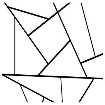 Abstract Geometric Line Pattern Illustration Stock Illustration