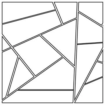 Abstract Geometric Line Pattern Illustration Stock Illustration