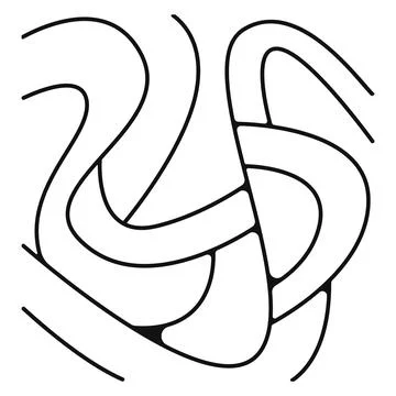 Abstract Geometric Line Pattern Illustration Stock Illustration