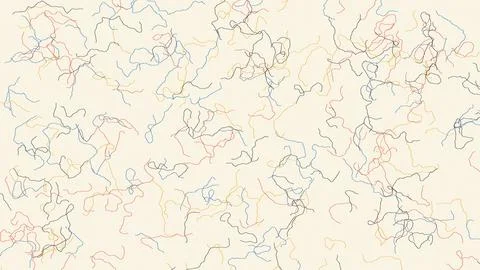 Abstract geometric line patterns on beige background Stock Illustration