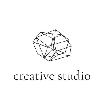 Abstract geometric linear logo in perspective. Stock Illustration