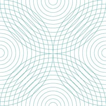 Abstract geometric linear ring seamless pattern Stock Illustration