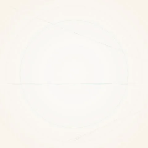 Abstract Geometric Lines and Circle on Light Background Stock Footage 347804134