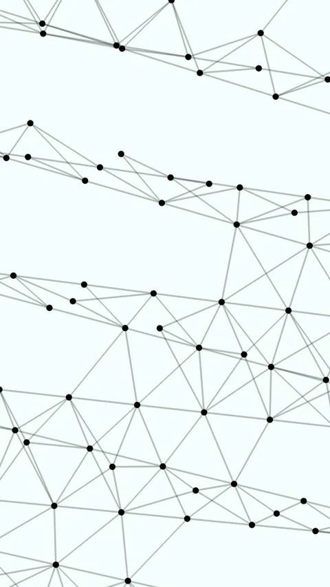 This is an Abstract Geometric Lines and Nodes Pattern which showcases Stock Footage 288244551