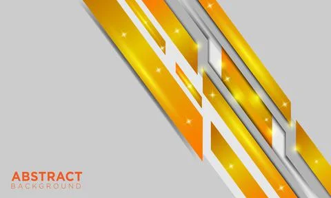 Abstract Geometric Lines Background with Gold Glow Effect Vector illustration Stock Illustration