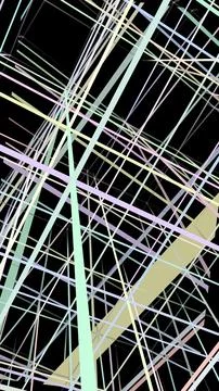 Abstract geometric lines creating a colorful grid pattern Stock Illustration