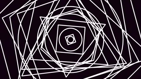 Abstract geometric lines creating a modern, dynamic art background Stock Footage 342159038