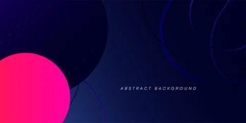 Abstract geometric lines dark blue glowing background. stripe line art design Stock Illustration
