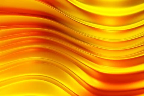 Abstract geometric lines design element.  Yellow horizontal striped backgroun Illustrazione stock