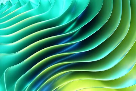 Abstract geometric lines design element.  Green  horizontal striped backgroun Stock Illustration