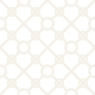 Abstract geometric lines lattice pattern. Seamless vector background. Subtle  Stock Illustration