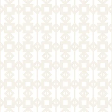 Abstract geometric lines lattice pattern. Seamless vector background. Subtle  Illustrazione stock