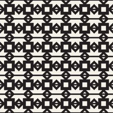 Abstract geometric lines lattice pattern. Seamless vector background. Subtle  Stock Illustration