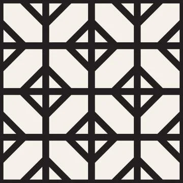 Abstract geometric lines lattice pattern. Seamless vector background. Subtle  스톡 일러스트
