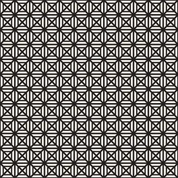 Abstract geometric lines lattice pattern. Seamless vector background. Subtle  Illustrazione stock