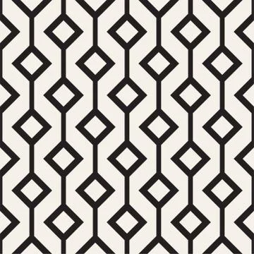 Abstract geometric lines lattice pattern. Seamless vector background. Subtle  Stock Illustration