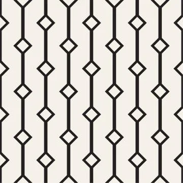 Abstract geometric lines lattice pattern. Seamless vector background. Subtle  Illustrazione stock