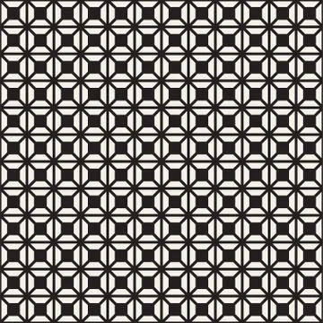 Abstract geometric lines lattice pattern. Seamless vector background. Subtle  Stock Illustration