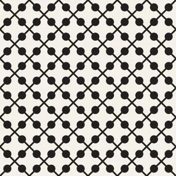 Abstract geometric lines lattice pattern. Seamless vector background. Subtle  Stock Illustration