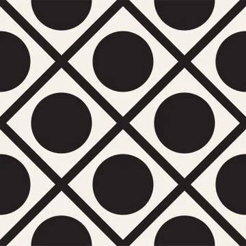 Abstract geometric lines lattice pattern. Seamless vector background. Subtle  Illustrazione stock