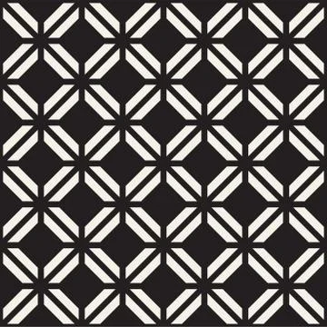Abstract geometric lines lattice pattern. Seamless vector background. Subtle  스톡 일러스트