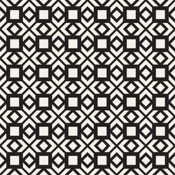 Abstract geometric lines lattice pattern. Seamless vector background. Subtle  Stockillustratie