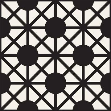 Abstract geometric lines lattice pattern. Seamless vector background. Subtle  스톡 일러스트