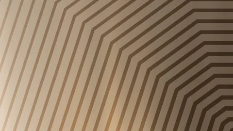 Abstract Geometric Lines Moving Across Warm Brown Pattern Background Видео 333982786