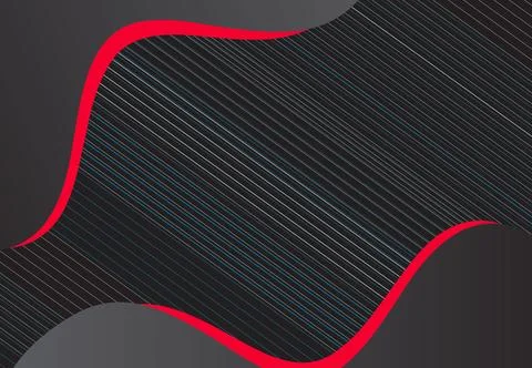 Abstract geometric lines pattern on black background. Elegant dark gray col.. Stock Illustration