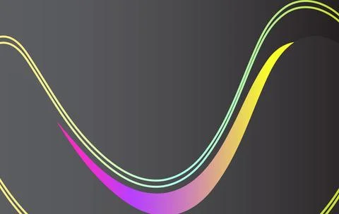 Abstract geometric lines pattern on black background. Elegant dark gray col.. Illustrazione stock