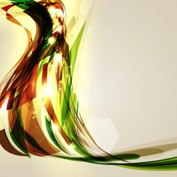 Abstract geometric lines, shiny space, modern  vector background eps10 Stock Illustration