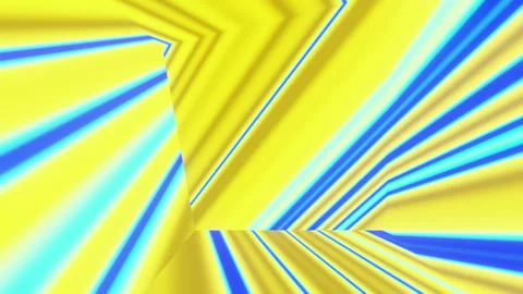 Abstract geometric lines yellow moving randomly vj loop 3d render. Magic Stock Footage 251591269