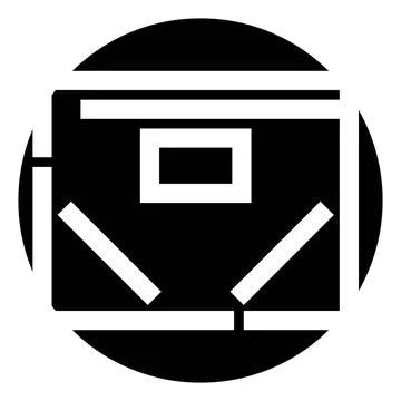 Abstract geometric logo design symbol concept Stock Illustration