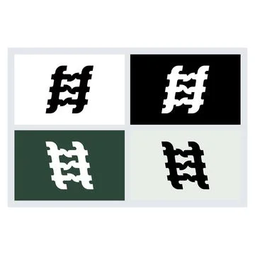 Abstract Geometric Logo Design Symbol Set (1) Stock Illustration