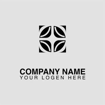 Abstract geometric logo design vector template for company branding and business Stock Illustration