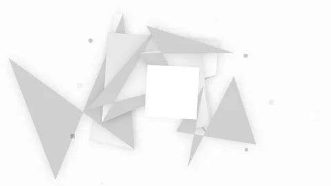 Abstract geometric low poly background design for modern corporate presentati Stock Footage 346004922