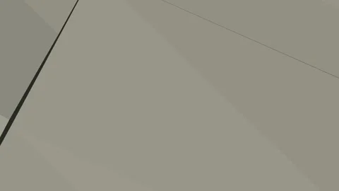 Abstract geometric low poly plates shifting, minimal grey background. Stock Footage 339914392