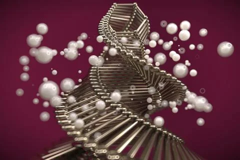 Abstract geometric on Marble 3D Rendering Stock Illustration