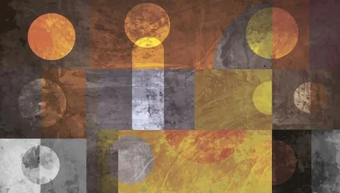 Abstract Geometric Melange Stock Illustration