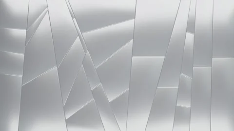 Abstract geometric metallic background with sharp angles Stock Footage 300245614