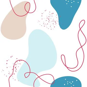 Abstract Geometric Minimal Seamless Pattern Background Template. Vector Illus Stock Illustration