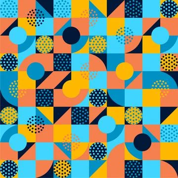 Abstract geometric modern background. Stock Illustration