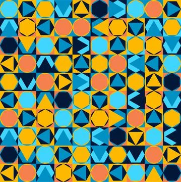 Abstract geometric modern background. Stock Illustration