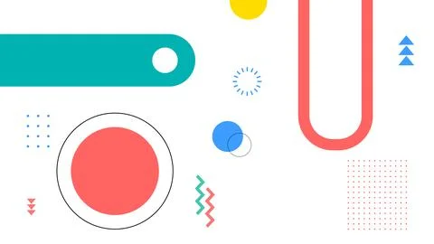 Abstract Geometric Modern Design Stock Illustration