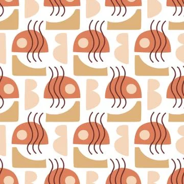 Abstract Geometric modern seamless pattern Stock Illustration