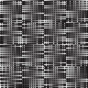 Abstract geometric monochrome graphics with intersecting lines Stockillustratie